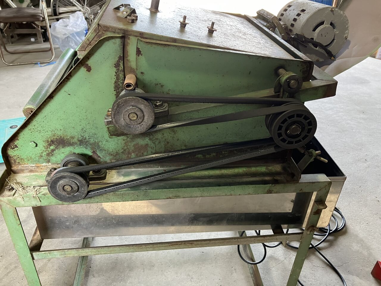 大根洗い機 整備 ベルト交換 : 向島ポンポコ日記