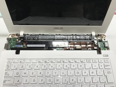 ASUS X200M ノートPC ChromeOS Flex バッテリー交換済み ASUS X200MA バッテリー交換 : 向島ポンポコ日記
