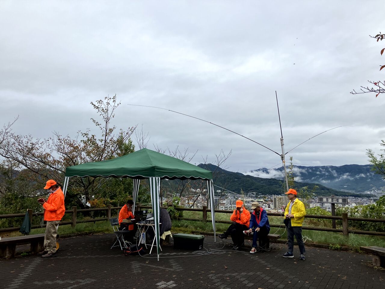 防府アマチュア無線クラブ（JH4YXY) 移動運用 2023 : 向島