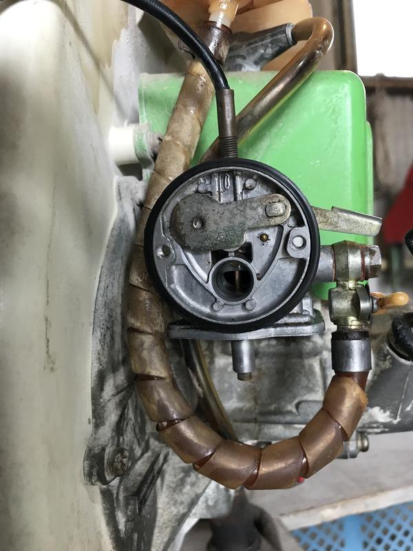 共立　散布機　DMD-3000 背負式　動力散布機 共立 動力散布機 DMD-3000 点検整備 : 向島ポンポコ日記