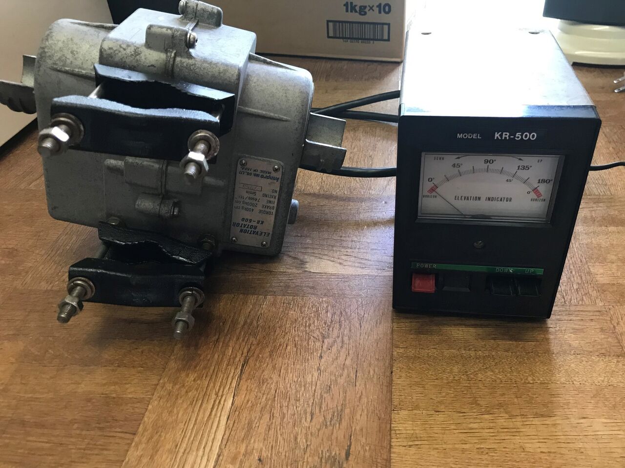 仰角ローテーター KR-500入手 整備 : 向島ポンポコ日記 仰角ローテーター KR-500入手 整備 : 向島ポンポコ日記