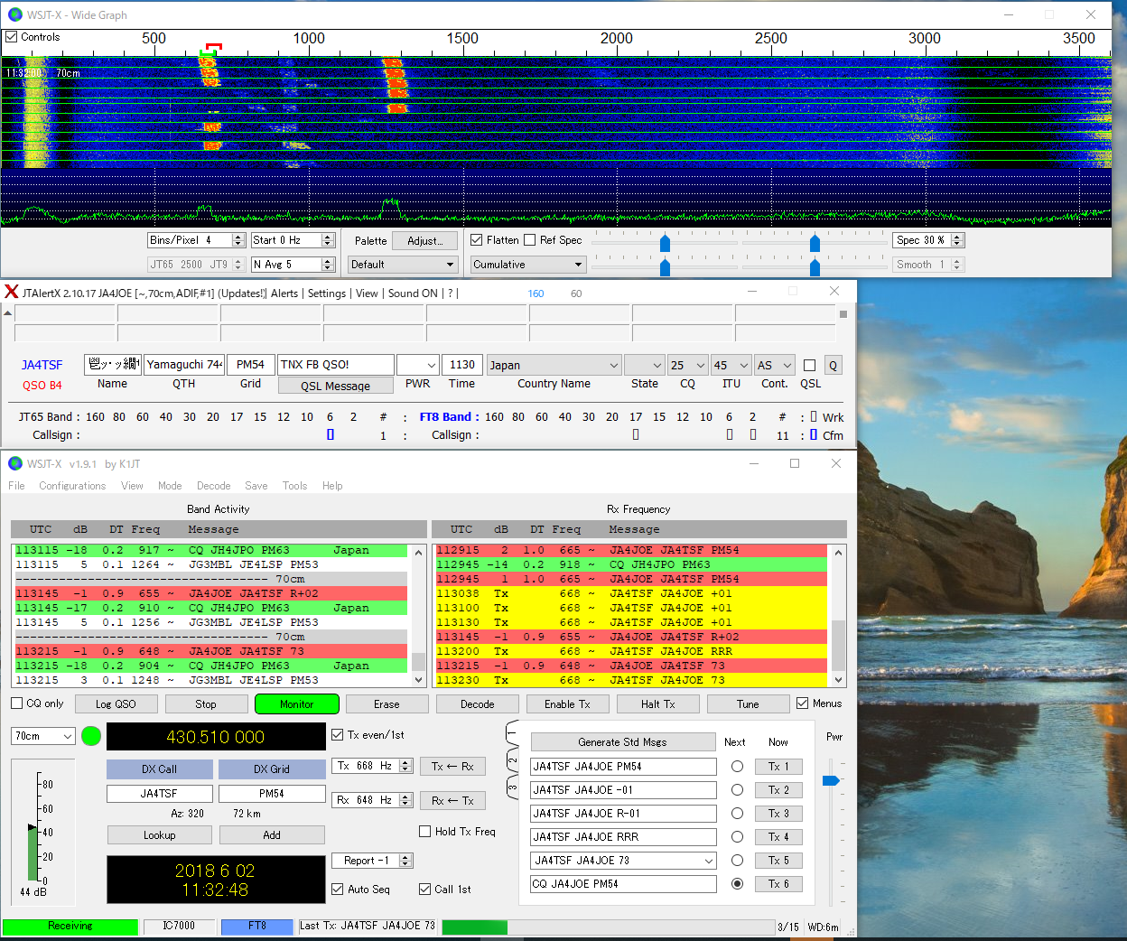 430MHz FT8 IC-7000M 周波数ドリフト対策 : 向島ポンポコ日記 430MHz FT8 IC-7000M 周波数ドリフト対策 : 向島ポンポコ日記