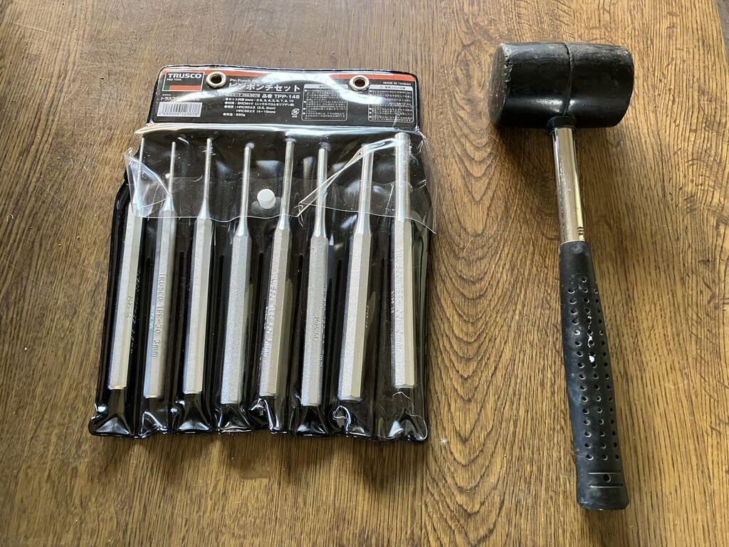 管理機 ヤンマー ポチ 耕運爪交換 : 向島ポンポコ日記