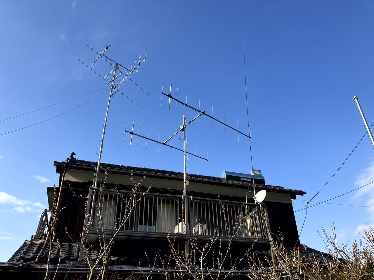 HFアンテナのポールを撤去しました : 向島ポンポコ日記