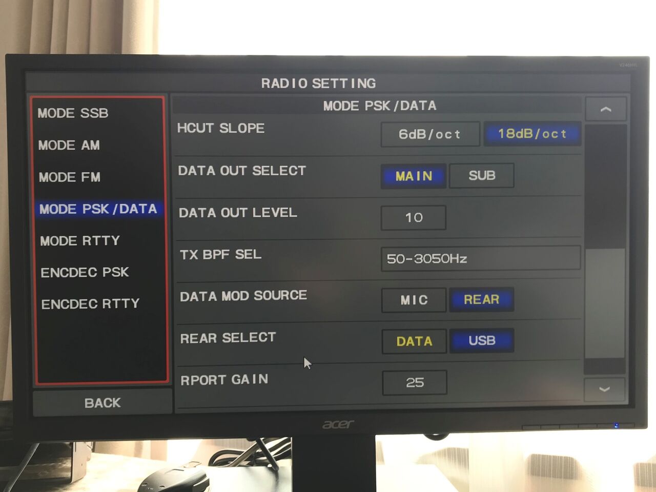 FTDX101MP FT8 通信の設定 : 向島ポンポコ日記