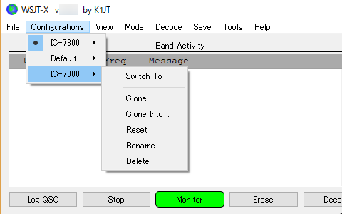 WSJT-X JTDX 同時起動 : 向島ポンポコ日記 WSJT-X JTDX 同時起動 : 向島ポンポコ日記