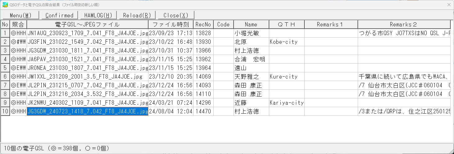 最大の割引 hQSL Ver5.09 バージョンアップ : 向島ポンポコ日記 ジャケット・アウター