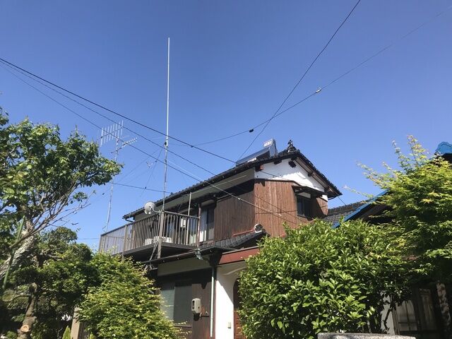 HF ワイヤーアンテナ改造＆整備 : 向島ポンポコ日記