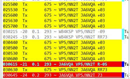 Vp5 JA6VQAのblog : 今朝はVP5が2局