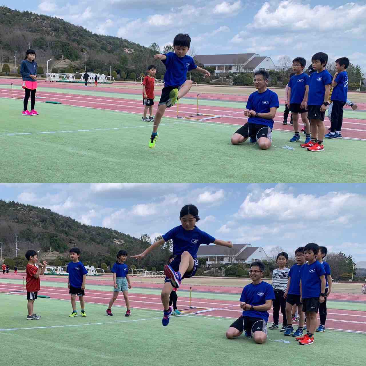 基本練習の様子 上南アスリートクラブ 上南ac Jac 公式ブログ