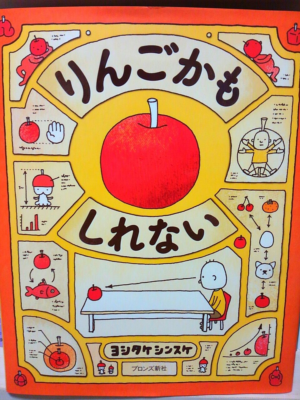りんごかもしれない ヨシタケシンスケ ブロンズ新社 芋女の読書日記 りんごかもしれない ヨシタケシンスケ ブロンズ新社 芋女の読書日記