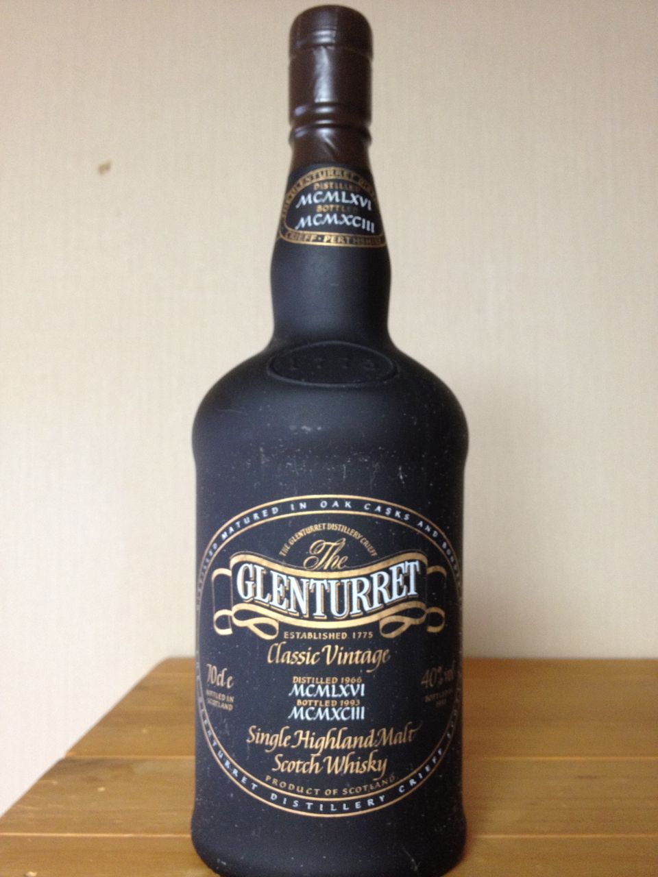 [135 ]1966年 グレンタレットGlenturret 50ml 135 ]1966年 グレンタレットGlenturret 50ml