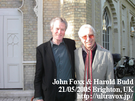 John Foxx & Harold Budd @Brighton Dome