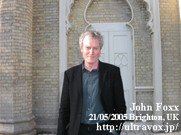 John Foxx, 21/05/2005, Brighton, UK