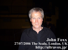 John Foxx after gig@ 27/07/2006 The Scala, London
