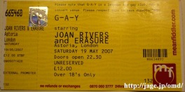 Erasure Ticket