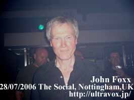 John Foxx after gig@ 28/07/2006 The Social Nottingham