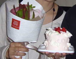 Flower & Cake