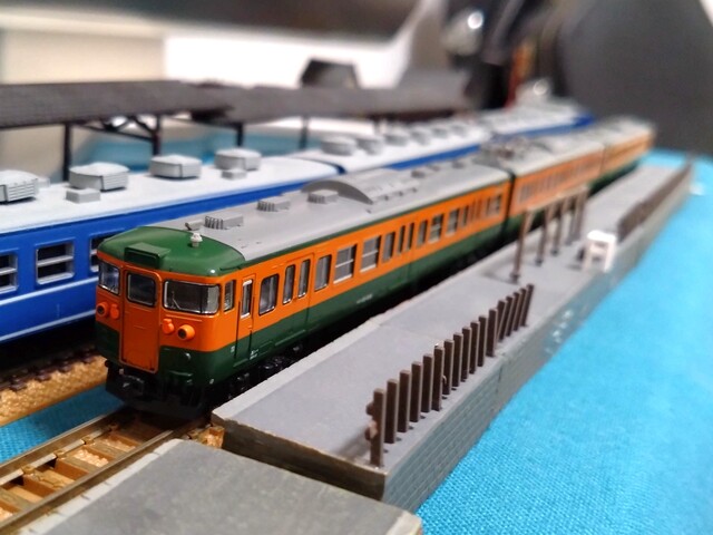 おやすみ前の115系・今日も定時運行！！【KATO115系旧製品