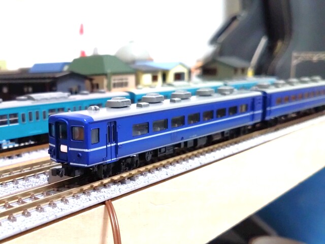 加工品 14系座席車 急行雲仙西海 Tomix14系&KATOマニ37 14系座席車