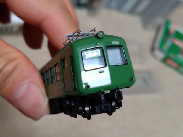 アオガエル】マイクロエース東急5000・・・いや、岳南鉄道モデルを