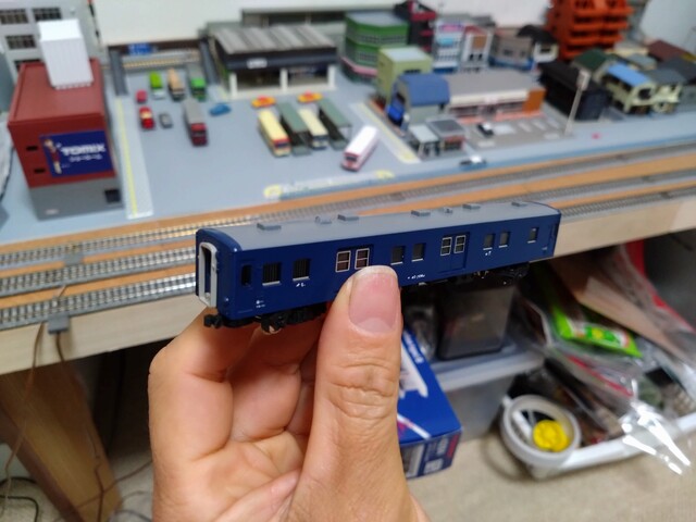 KATO＋Tomix混結】強引にリニューアルした14系座席車を走らせてみる