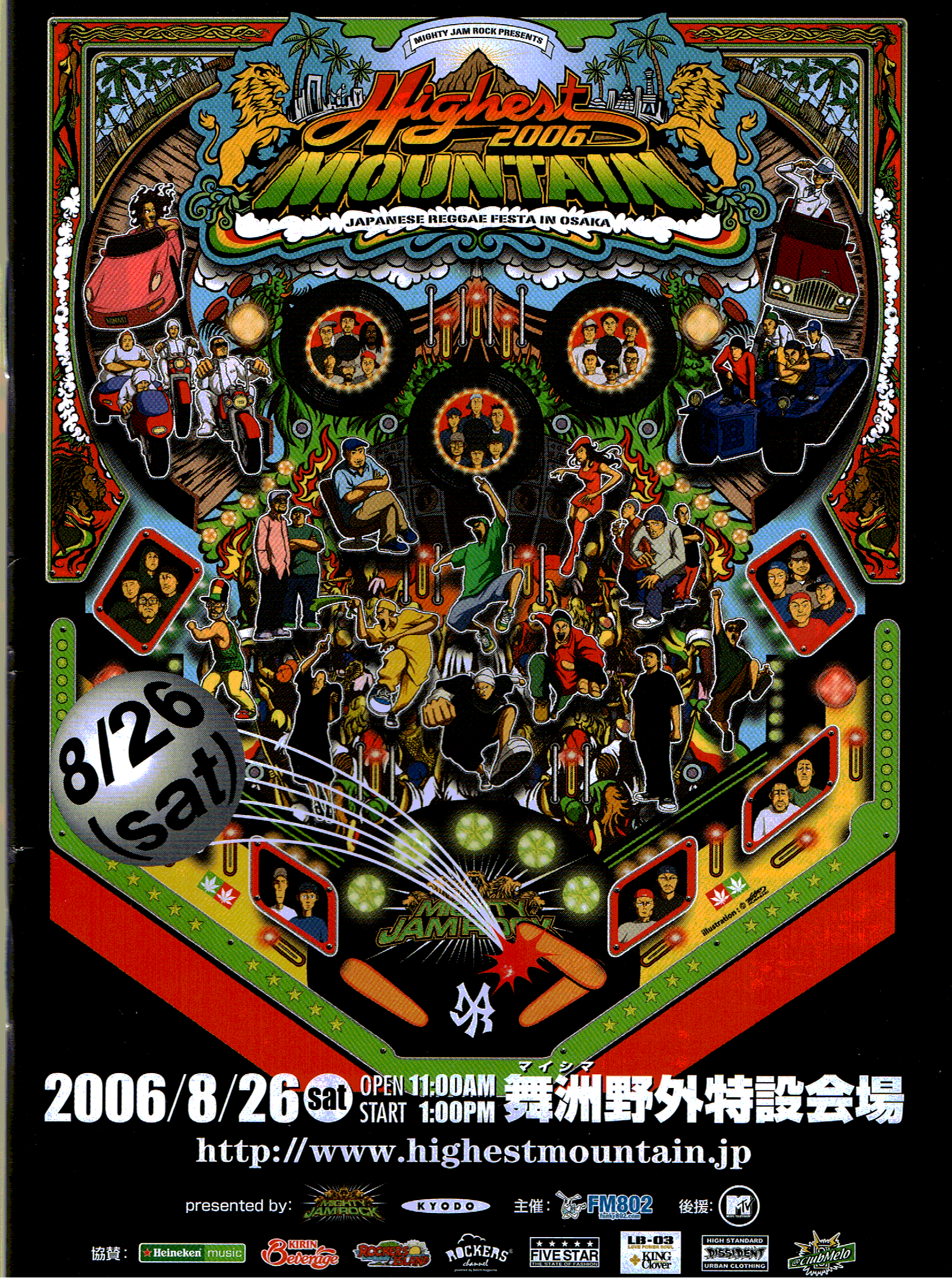 HIGHEST MOUNTAIN 2006 その1 : Riddim やで兄弟！!