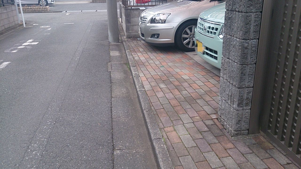 車庫の段差 なっくなっく