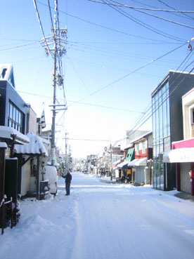 旧軽井沢積雪写真