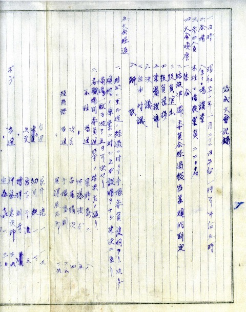 １９４６年結成大会記録