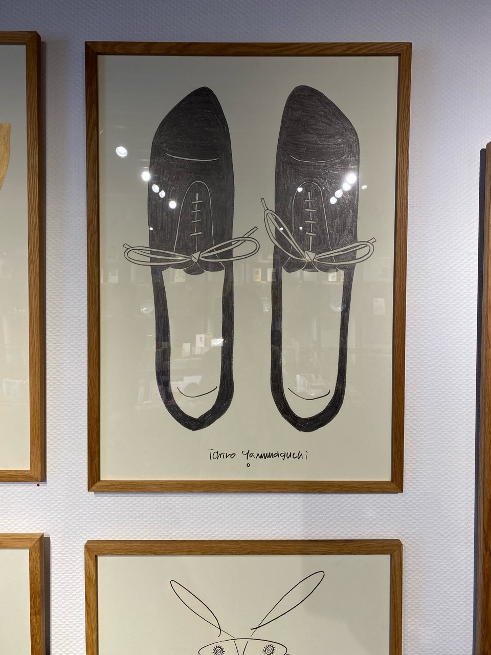 山口一郎さん ポストカード原画 花 山口一郎 原画 ポストカードサイズ