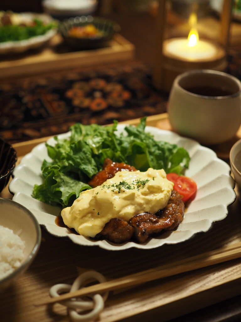 タルタルたっぷり、チキン南蛮で晩ごはん！これからの季節の必需品も 