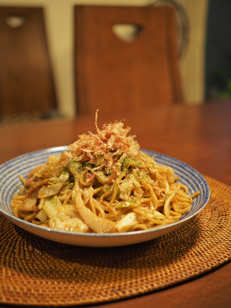 例の鉄板で作ったお好み焼き。果たしてそのお味は？！ : Jamのおうち