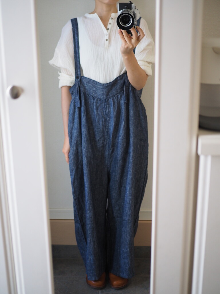 アラフォーのわたしに似合うかどうか不安だったサロペット。着て