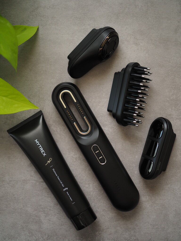 美品】MYTREX 美顔器 ブラック 収納ケース付き