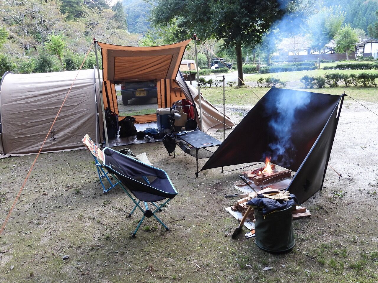 秋のソロキャンプ 10 2 4 Akasyoubin Camp Blog