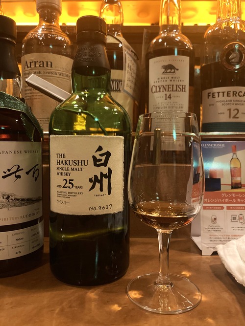 サントリー シングルモルトウイスキー 白州25年 : ジャパニーズ