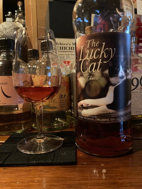 本坊酒造 ザ ラッキーキャット チョコ : ジャパニーズウイスキー
