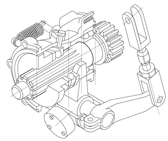 また別のテクニカルイラスト1級課題図を描いてみました テクニカルイラストレーション技能士のブログ また別のテクニカルイラスト1級課題図を描いてみました テクニカルイラストレーション技能士のブログ