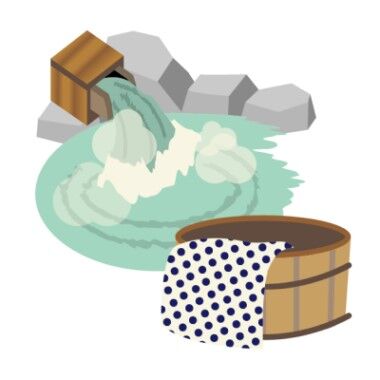 温泉イラスト
