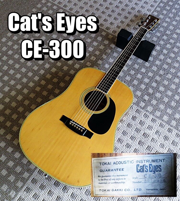 あの東海楽器が誇る1970年代Cat'sEyes CE-300 : おっさんの あの東海楽器が誇る1970年代Cat'sEyes CE-300 : おっさんの