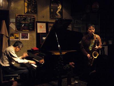 091121 千野秀一 松本健一＠candy : Jazz Spot CANDY