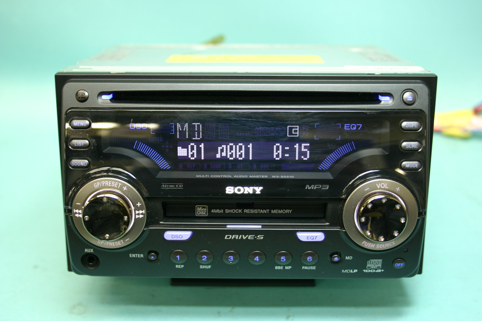 SONY WX-S5510S MD/CD/MP3/AUX ソニー カーオーディオ
