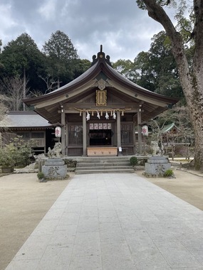 竈門神社　本殿