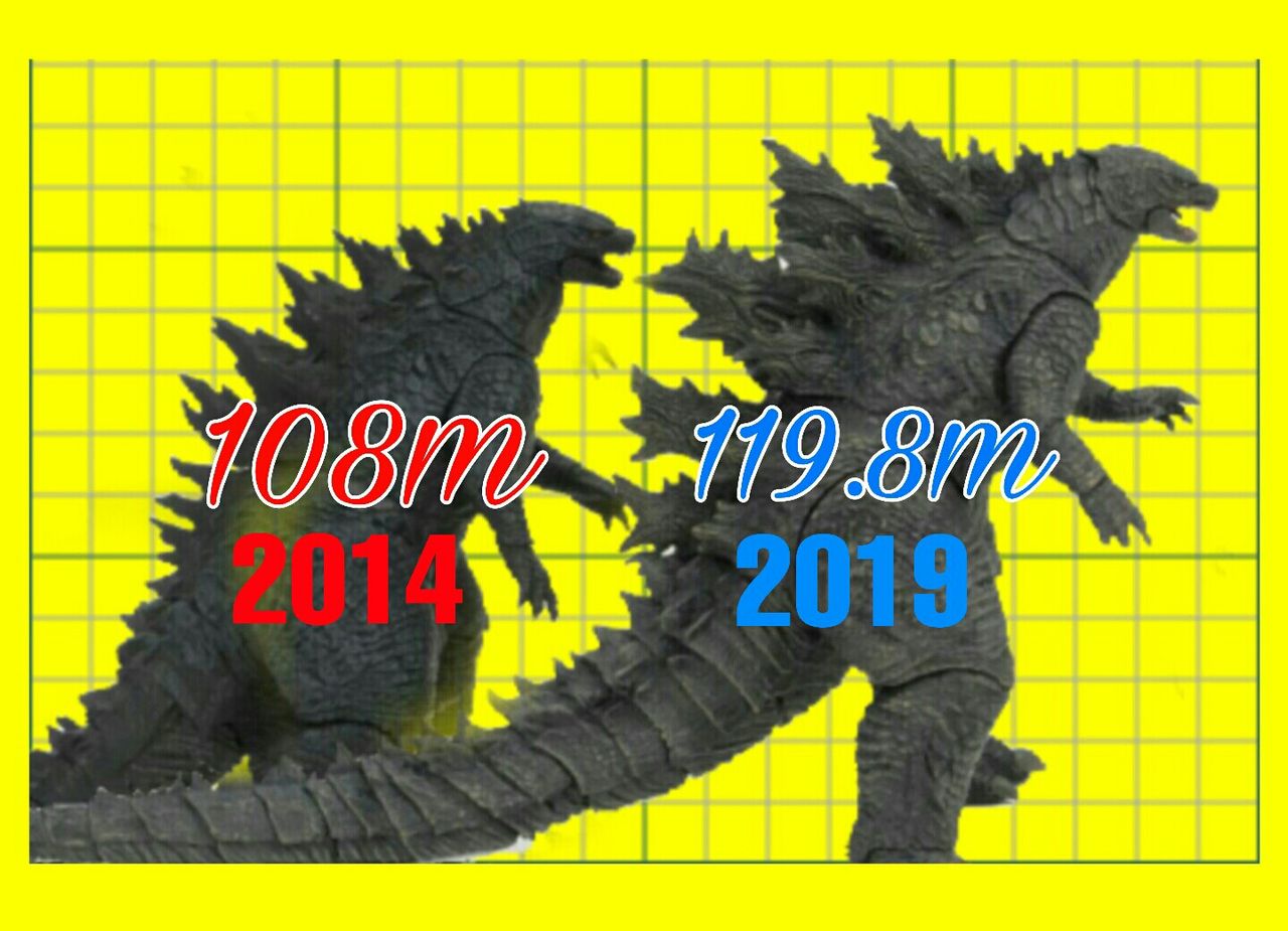ゴジラがさらに身長アップ ゴジラ2 Godzilla King Of The Monsters 特撮アラフィーｚ