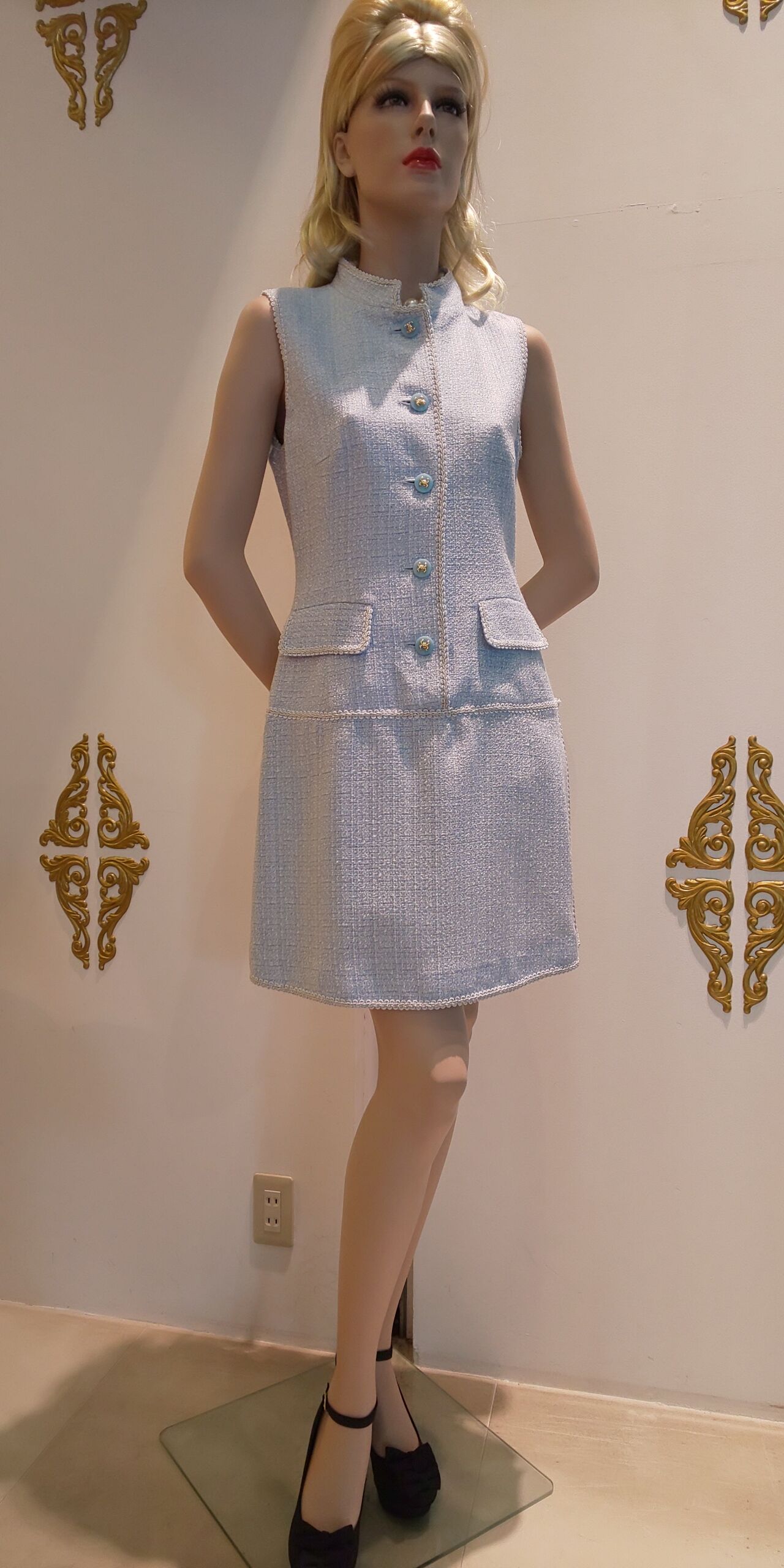 sale70%OFF❗️⭐️14.ロココレディワンピ⭐️サックス、残り42サイズ  