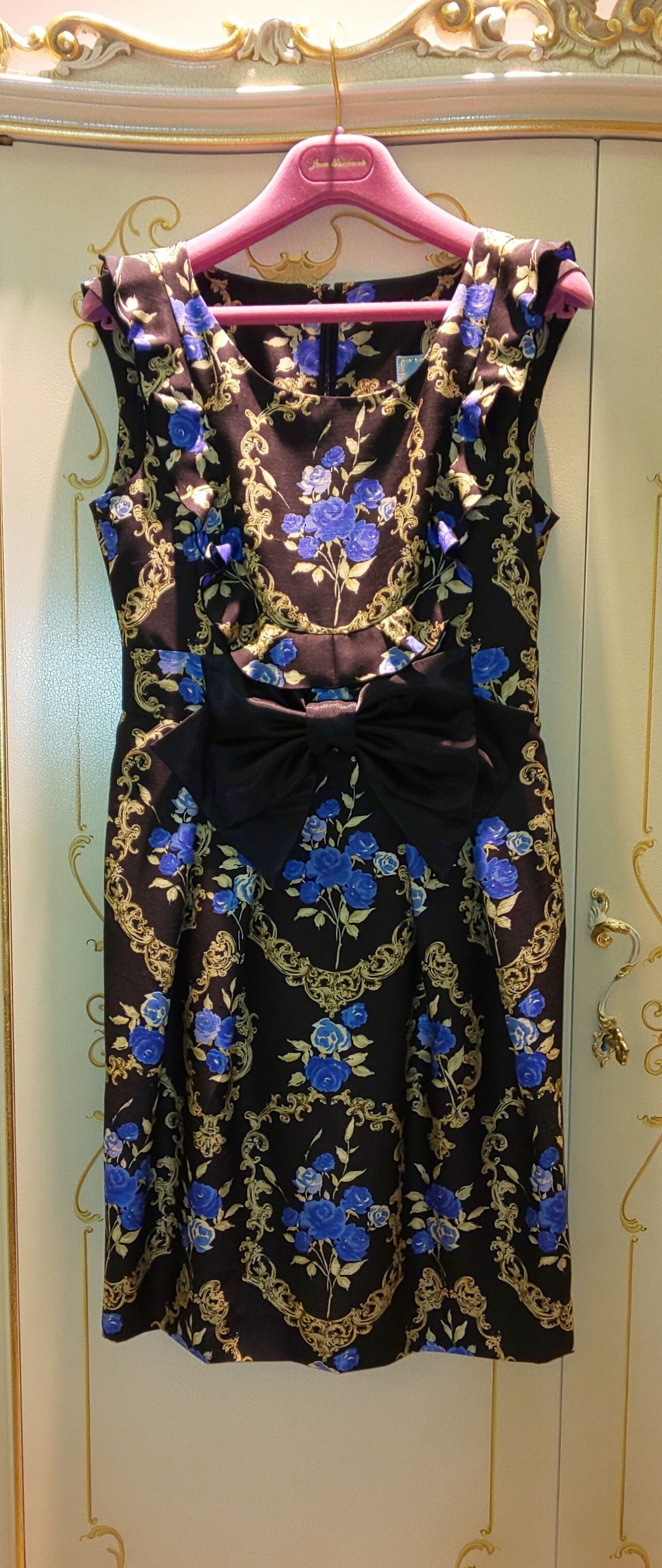 完売ニュース❗️⭐️ルリジューズワンピ⭐️新オーナメント柄ブルー