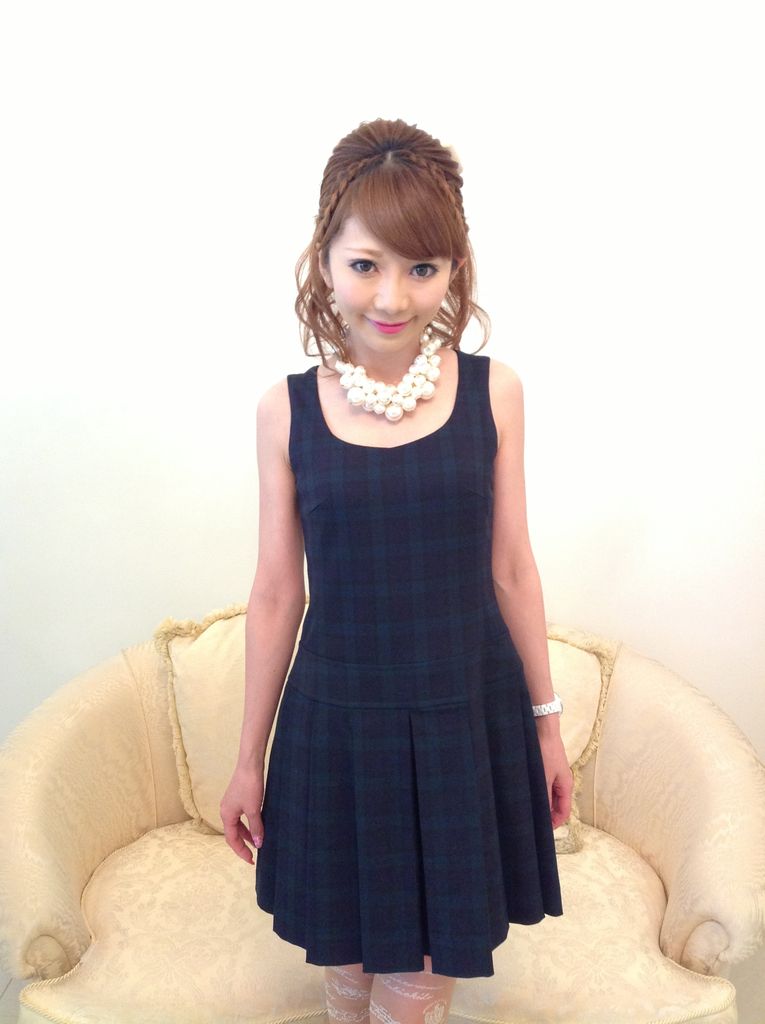☆スコティッシュロココガールワンピ・タータンチェック黒  