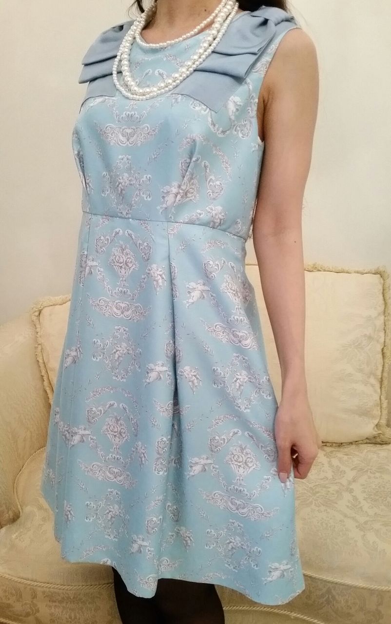 本日入荷しました♡ラグジュアリボンワンピⅡ バロックAngel柄Baby  