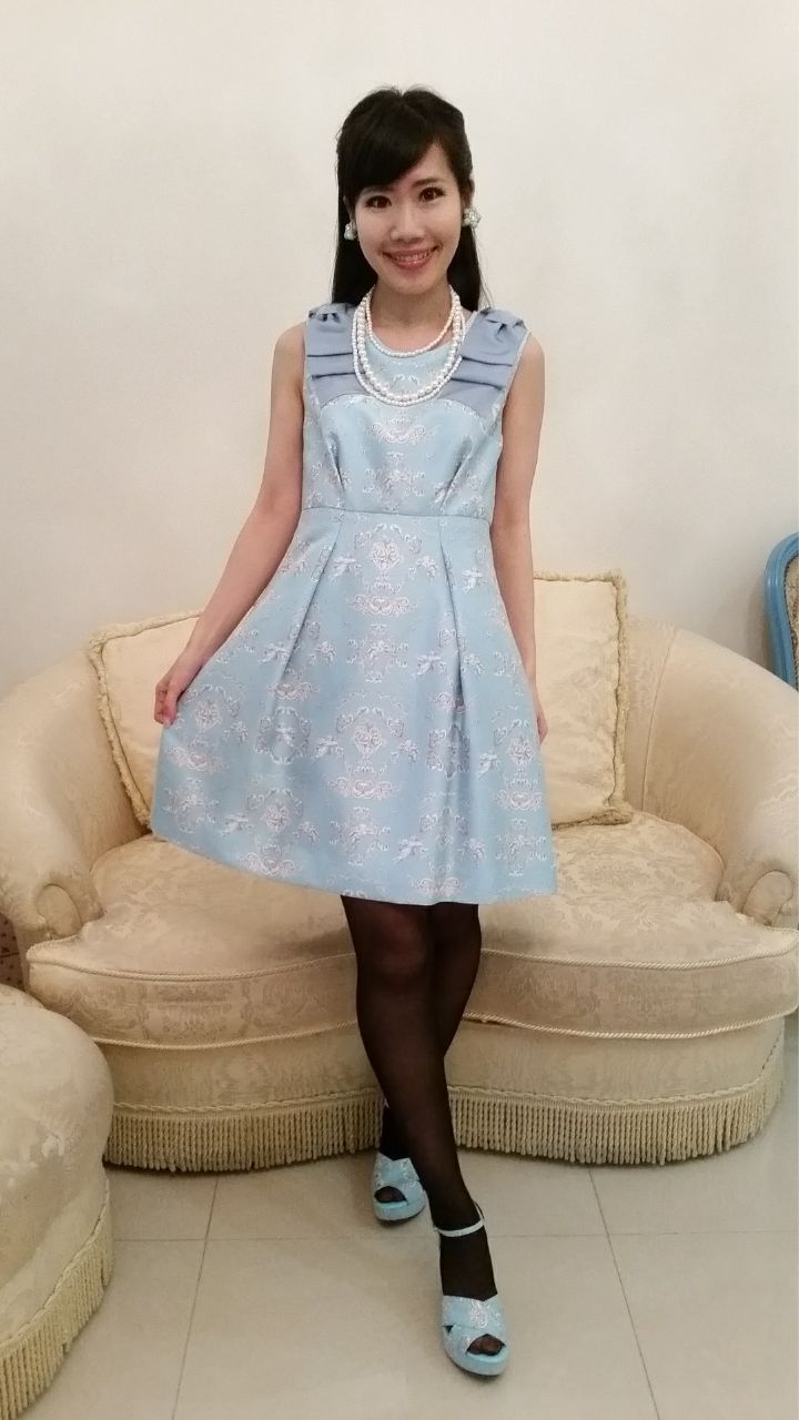 本日入荷しました♡ラグジュアリボンワンピⅡ バロックAngel柄Baby  